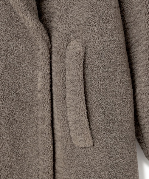 N.O.R.C（ノーク）の「ボアテーラーカラーロングコート（その他