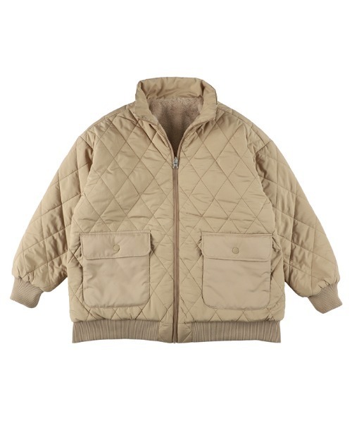 セール】2WAYボアリバーシブルキルトジャケット（ブルゾン）｜coca
