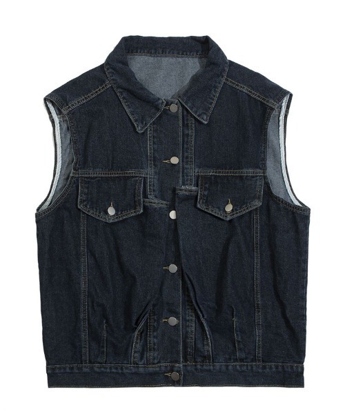 Ressaca（レサーカ）の「デニムジャケットワークベスト オーバーサイズ