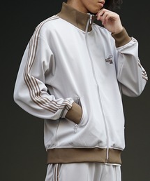 【MinoriTY】リブ配色サイドライントラックジャケット ジャージ メンズ