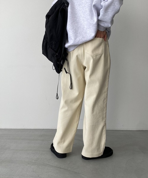 CANAL JEAN(キャナルジーン)の「El mar コーデュロイタックパンツ(その他パンツ・レディース・ブラウン/クリーム・SMALL/MEDIUM)」の7枚目の写真