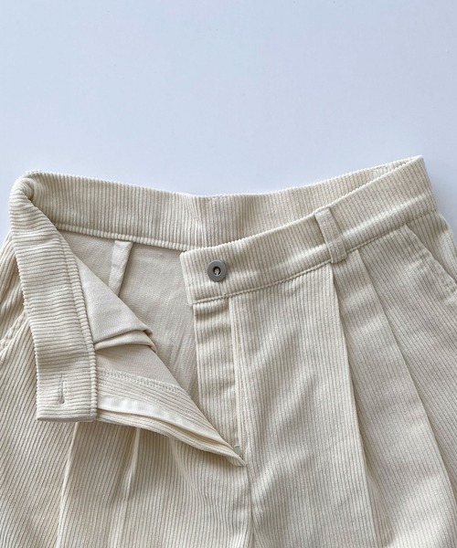 CANAL JEAN(キャナルジーン)の「El mar コーデュロイタックパンツ(その他パンツ・レディース・ブラウン/クリーム・SMALL/MEDIUM)」の16枚目の写真