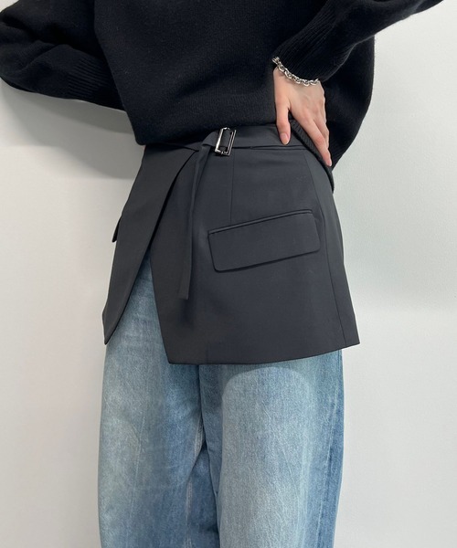 BABYLONE（バビロン）の「[OT]TROﾚｲﾔｰﾄﾞﾍﾞﾙﾄ（ベルト・レディース・ブラック/サンドグレー・FREE）」の3枚目の写真