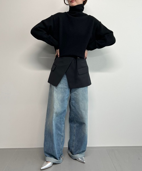 BABYLONE（バビロン）の「[OT]TROﾚｲﾔｰﾄﾞﾍﾞﾙﾄ（ベルト・レディース・ブラック/サンドグレー・FREE）」の15枚目の写真