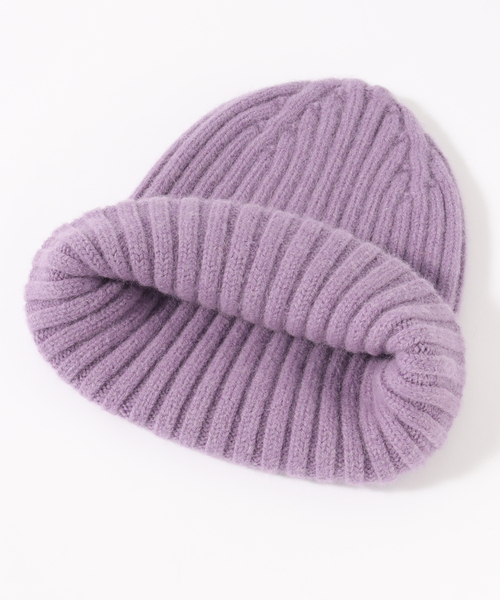 EDIFICE（エディフィス）の「【Le Bonnet / ル ボネ】Beanie Long（ニットキャップ/ビーニー・メンズ・ダークグリーン/バイオレット・FREE）」の9枚目の写真