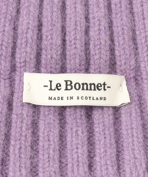 EDIFICE（エディフィス）の「【Le Bonnet / ル ボネ】Beanie Long（ニットキャップ/ビーニー・メンズ・ダークグリーン/バイオレット・FREE）」の8枚目の写真