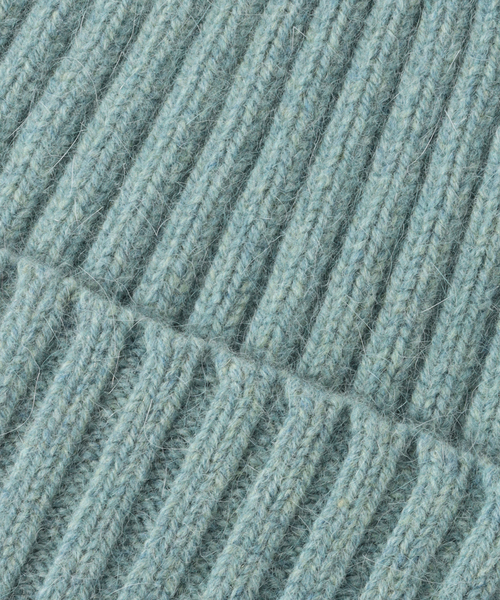 EDIFICE（エディフィス）の「【Le Bonnet / ル ボネ】Beanie Long（ニットキャップ/ビーニー・メンズ・ダークグリーン/バイオレット・FREE）」の6枚目の写真