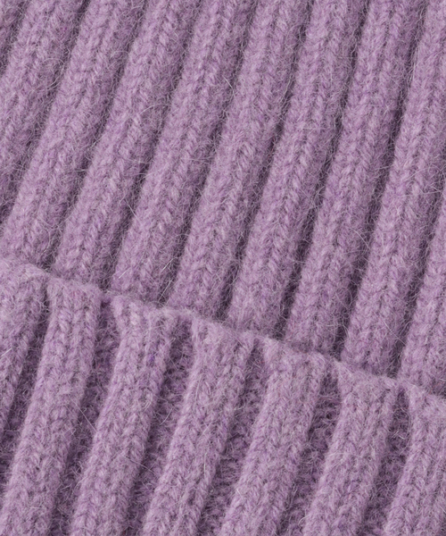 EDIFICE（エディフィス）の「【Le Bonnet / ル ボネ】Beanie Long（ニットキャップ/ビーニー・メンズ・ダークグリーン/バイオレット・FREE）」の5枚目の写真