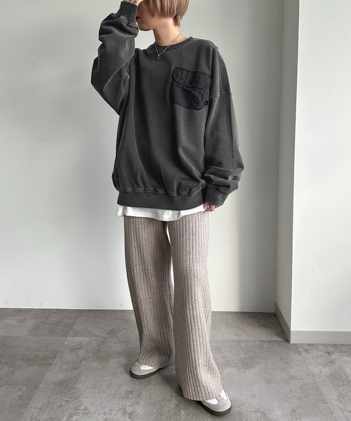 セール】裏起毛ポケット付きスウェット【ZOZOTOWN限定アイテム