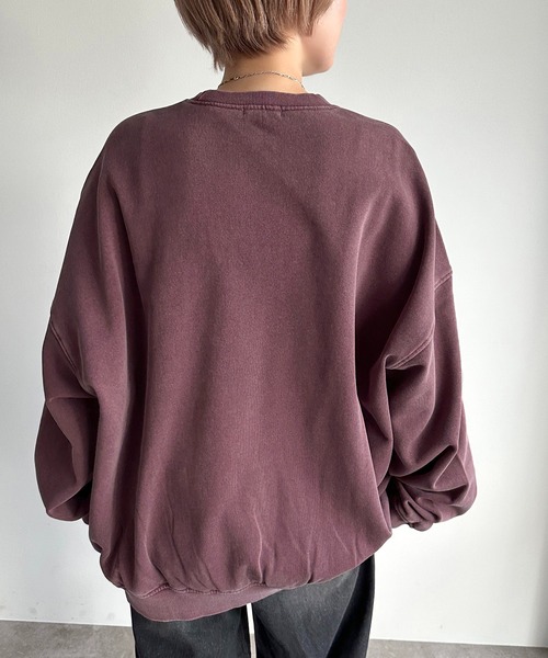 apres jour mignon（アプレジュールミニョン）の「裏起毛ポケット付きスウェット【ZOZOTOWN限定アイテム】（スウェット・レディース・ブラック系その他/ボルドー/その他/ネイビー・X-LARGE/フリー）」の16枚目の写真