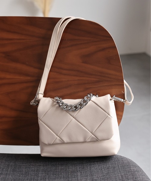 セール】【2WAY】キルティングデザインショルダーバッグ/BAG/バック 
