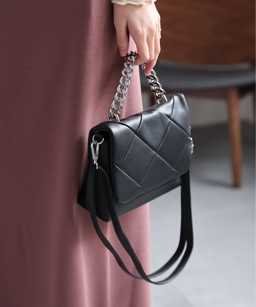 セール】【2WAY】キルティングデザインショルダーバッグ/BAG/バック