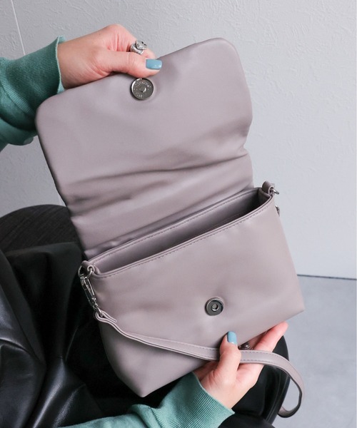 sakishimatokyo(サキシマトーキョー)の「【2WAY】キルティングデザインショルダーバッグ/BAG/バック(ショルダーバッグ・レディース・ブラック/グレー/アイボリー・FREE)」の15枚目の写真