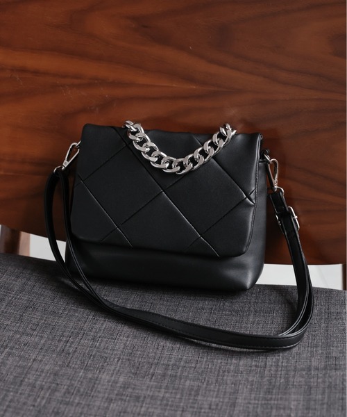 sakishimatokyo(サキシマトーキョー)の「【2WAY】キルティングデザインショルダーバッグ/BAG/バック(ショルダーバッグ・レディース・ブラック/グレー/アイボリー・FREE)」の17枚目の写真
