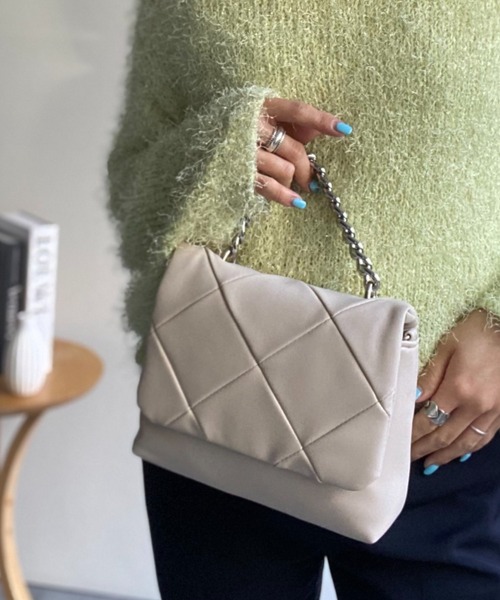 sakishimatokyo(サキシマトーキョー)の「【2WAY】キルティングデザインショルダーバッグ/BAG/バック(ショルダーバッグ・レディース・ブラック/グレー/アイボリー・FREE)」の18枚目の写真