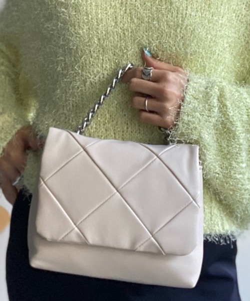 sakishimatokyo(サキシマトーキョー)の「【2WAY】キルティングデザインショルダーバッグ/BAG/バック(ショルダーバッグ・レディース・ブラック/グレー/アイボリー・FREE)」の19枚目の写真