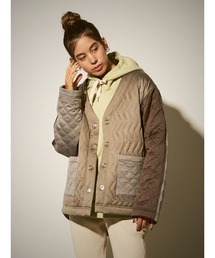 null.（ヌル）の「カラーブロックキルトショートジャケット（その他アウター）」