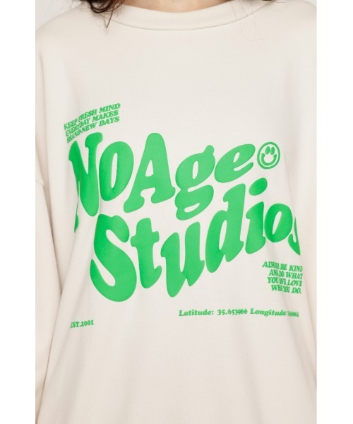 SLY（スライ）の「W FRONT LOGO ZIP UP SW ダブルフロント ロゴ ジップアップ スウェット（スウェット・レディース・オフホワイト/ブルー/ブラック/杢グレー・FREE）」の14枚目の写真