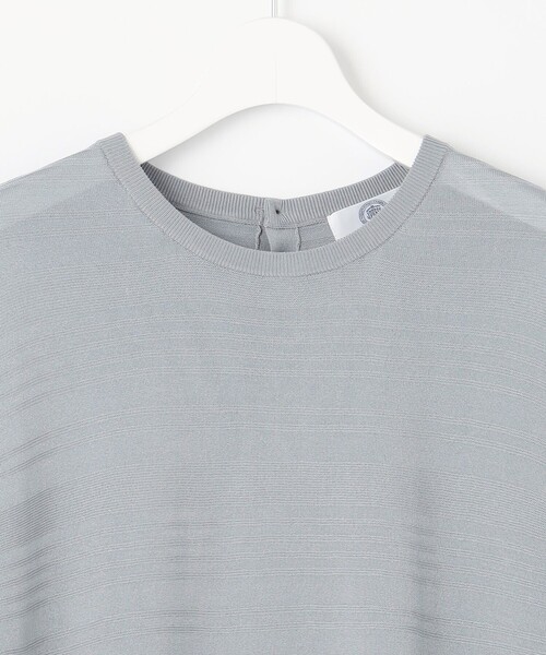 J.PRESS Ladies(J.プレス レディス)の「【WEB限定カラーあり・洗える】SILKY RAYON STRETCH ボーダー ニット(ニット/セーター・レディース・ライトグレー系/ダルブルー系/ネイビー系/ブラウン系・SMALL)」の17枚目の写真
