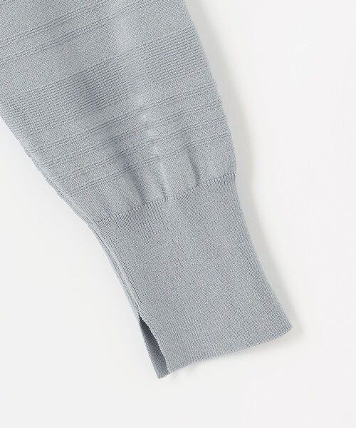 J.PRESS Ladies(J.プレス レディス)の「【WEB限定カラーあり・洗える】SILKY RAYON STRETCH ボーダー ニット(ニット/セーター・レディース・ライトグレー系/ダルブルー系/ネイビー系/ブラウン系・SMALL)」の18枚目の写真