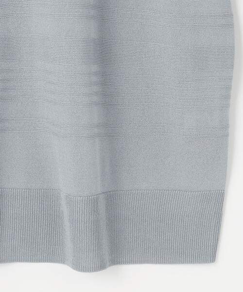 J.PRESS Ladies(J.プレス レディス)の「【WEB限定カラーあり・洗える】SILKY RAYON STRETCH ボーダー ニット(ニット/セーター・レディース・ライトグレー系/ダルブルー系/ネイビー系/ブラウン系・SMALL)」の19枚目の写真