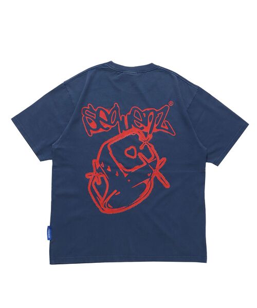 ◆S-DOUBLE◆Sunburst ロゴ プリントグラフィック 半袖 Tシャツ 2025年最新】S/DOUBLE 柄・デザイン：プリント（ロゴなど