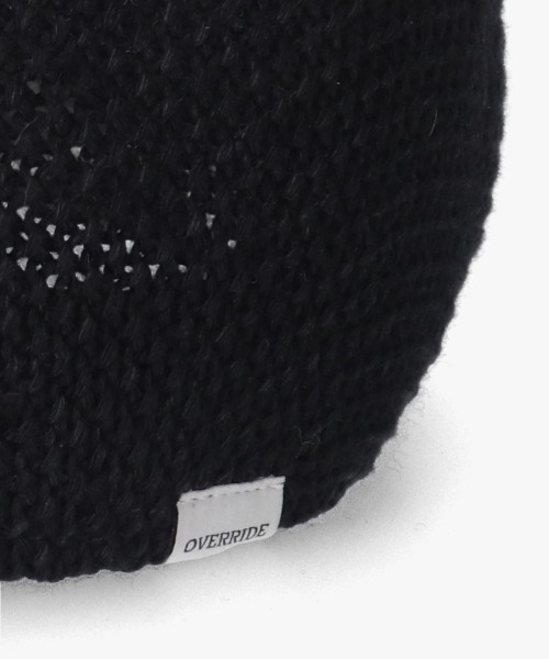 OVERRIDE（オーバーライド）の「OVERRIDE COTTON KNIT HUNTING / オーバーライド（ハンチング/ベレー帽・メンズ・グリーン/ブラック/グレー/ブラウン・58cm/62cm/60cm）」の14枚目の写真