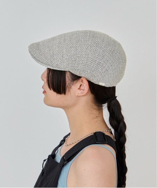 OVERRIDE（オーバーライド）の「OVERRIDE COTTON KNIT HUNTING / オーバーライド（ハンチング/ベレー帽・メンズ・グリーン/ブラック/グレー/ブラウン・58cm/62cm/60cm）」の17枚目の写真