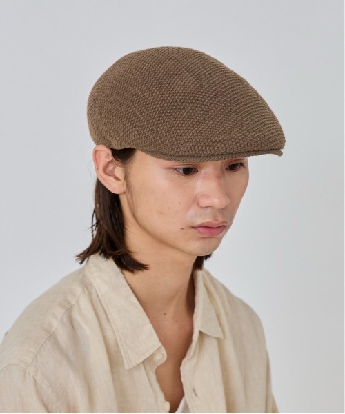 OVERRIDE（オーバーライド）の「OVERRIDE COTTON KNIT HUNTING / オーバーライド（ハンチング/ベレー帽・メンズ・グリーン/ブラック/グレー/ブラウン・58cm/62cm/60cm）」の10枚目の写真
