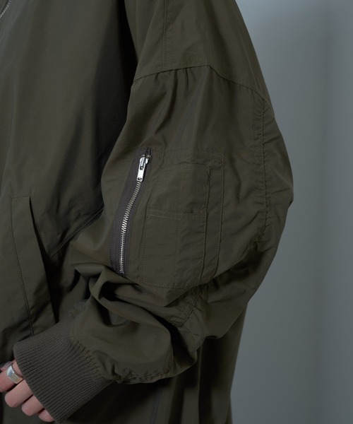 COLONY 2139（コロニートゥーワンスリーナイン）の「裾バルーンMA-1（MA-1・レディース・オフホワイト/オリーブ・FREE）」の10枚目の写真