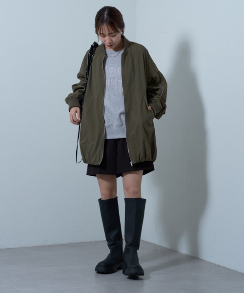 COLONY 2139（コロニートゥーワンスリーナイン）の「裾バルーンMA-1（MA-1・レディース・オフホワイト/オリーブ・FREE）」の22枚目の写真