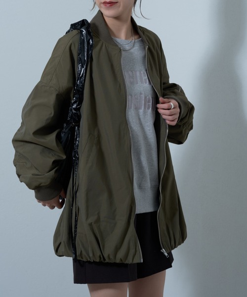 COLONY 2139（コロニートゥーワンスリーナイン）の「裾バルーンMA-1（MA-1・レディース・オフホワイト/オリーブ・FREE）」の19枚目の写真