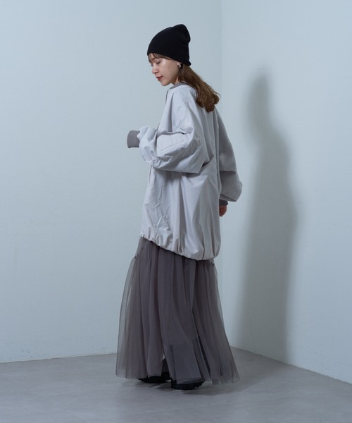 COLONY 2139（コロニートゥーワンスリーナイン）の「裾バルーンMA-1（MA-1・レディース・オフホワイト/オリーブ・FREE）」の6枚目の写真