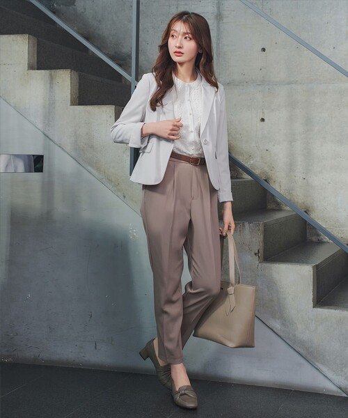 Tiaclasse（ティアクラッセ）の「レースブラウス（シャツ/ブラウス・レディース・オフホワイト/ブラック/ネイビー/ピンク/ライトグレー/ピンク系・S/M/L）」の19枚目の写真