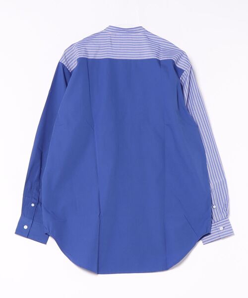 CORISCO（コリスコ）の「ブロード 長袖バンドカラーBIGシャツ(M1)（シャツ/ブラウス・メンズ・ホワイト/チャコールグレー/ブルー/その他4/その他1/その他2/その他3・X-LARGE/LARGE/MEDIUM）」の8枚目の写真