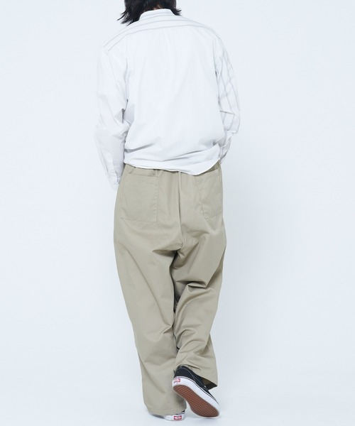 CORISCO（コリスコ）の「ブロード 長袖バンドカラーBIGシャツ(M1)（シャツ/ブラウス・メンズ・ホワイト/チャコールグレー/ブルー/その他4/その他1/その他2/その他3・X-LARGE/LARGE/MEDIUM）」の18枚目の写真