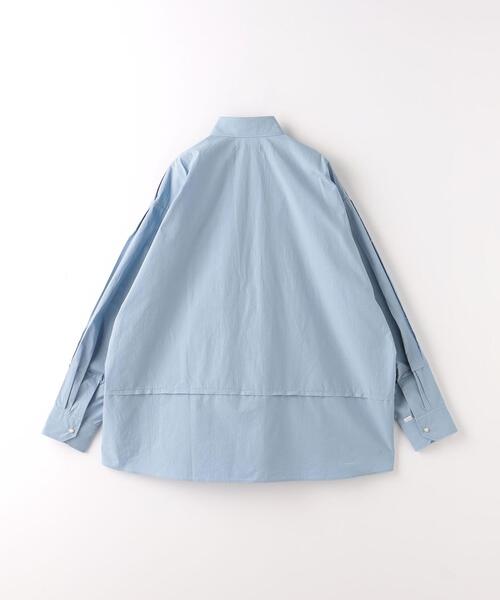 Jieda（ジエダ）の「＜JieDa＞ ブロード カッティング オーバー シャツ（シャツ/ブラウス・メンズ・ライトブルー/ホワイト・1/2）」の15枚目の写真
