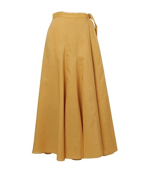 KEITA MARUYAMA（ケイタマルヤマ）の「Linen Loan SK（スカート・レディース・サックスブルー/イエロー/カーキ・M/S）」の3枚目の写真