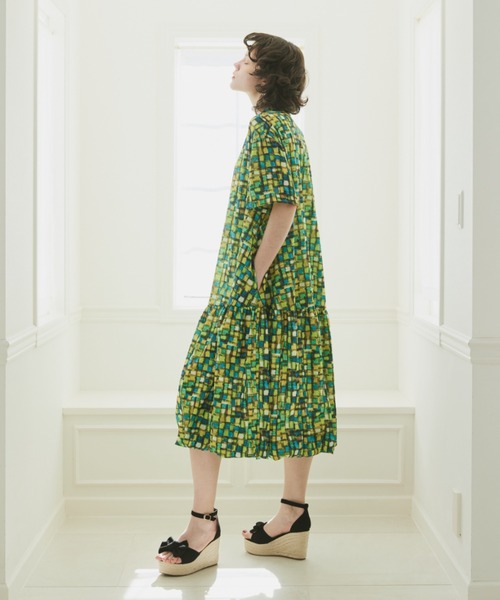 manana suerte（マニャーナスエルテ）の「SPECIAL EDITION オリジナルプリントバルーンワンピース（ワンピース・レディース・マルチ/グリーン・FREE）」の6枚目の写真