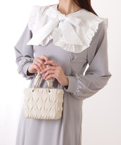レ*ミ様 ホワイトワンピース フリル付き Amazon.co.jp: [YAZHUE] ロングワンピース レディース