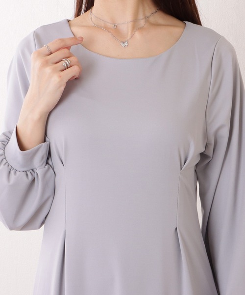 セール】3WAY フリル衿付き ロング カットソー ワンピース（ワンピース