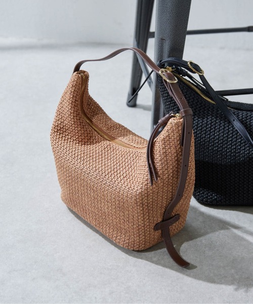 GALLARDAGALANTE(ガリャルダガランテ)の「【2.718】クロスメッシュショルダー(ショルダーバッグ・レディース・ブラック/ブラウン・FREE)」の1枚目の写真