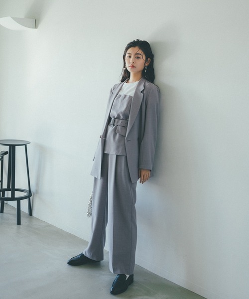 VIS（ビス）の「【接触冷感・洗える】美easyコルセットドッキングプルオーバー（Tシャツ/カットソー・レディース・グレー/ネイビー/ブルー系その他4/ピンク/ブラック・FREE）」の7枚目の写真