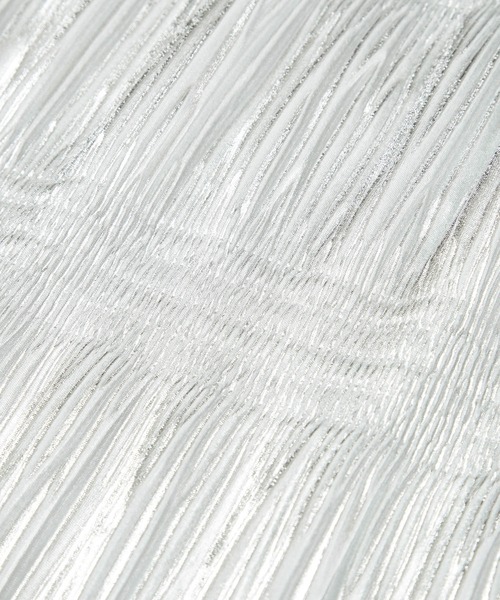 ADAM ET ROPE'（アダムエロペ）の「【WEB限定】ボーダープリーツスカート（スカート・レディース・シルバー/ブラック・FREE）」の18枚目の写真