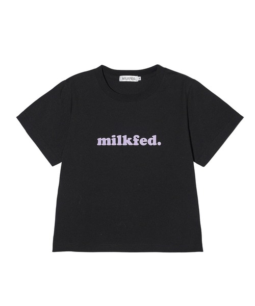 MILKFED.（ミルクフェド）の「COOPER LOGO COMPACT S/S TEE（Tシャツ/カットソー・レディース・ライトグリーン/ネイビー/ブラック/ホワイト・S/M）」の8枚目の写真