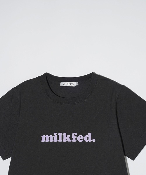 MILKFED.（ミルクフェド）の「COOPER LOGO COMPACT S/S TEE（Tシャツ/カットソー・レディース・ライトグリーン/ネイビー/ブラック/ホワイト・S/M）」の10枚目の写真