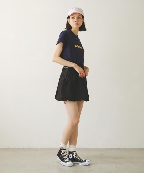 MILKFED.（ミルクフェド）の「COOPER LOGO COMPACT S/S TEE（Tシャツ/カットソー・レディース・ライトグリーン/ネイビー/ブラック/ホワイト・S/M）」の17枚目の写真