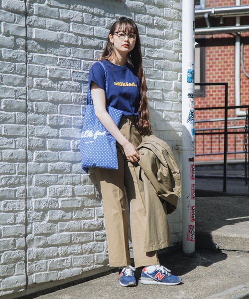 MILKFED.（ミルクフェド）の「COOPER LOGO COMPACT S/S TEE（Tシャツ/カットソー・レディース・ライトグリーン/ネイビー/ブラック/ホワイト・S/M）」の19枚目の写真