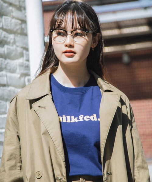 MILKFED.（ミルクフェド）の「COOPER LOGO COMPACT S/S TEE（Tシャツ/カットソー・レディース・ライトグリーン/ネイビー/ブラック/ホワイト・S/M）」の20枚目の写真