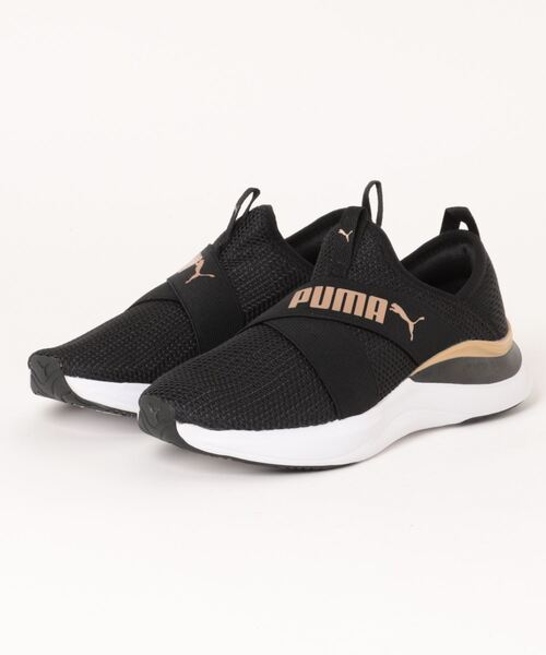 PUMA（プーマ）の「PUMA プーマ SOFTRIDE HARMONY SLIP WNS【軽量】レディーススニーカー(ソフトライドハーモニー ...